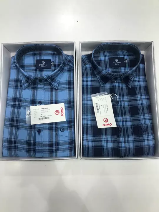 Post image 100% cotton indigo check shirt 
Wholesale rate will be given for bulk buyer so dm if u need