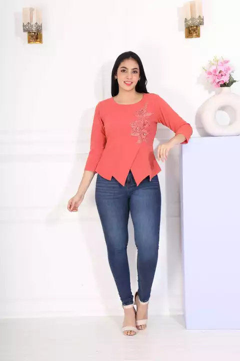Product image of Women embroidery top, price: Rs. 290, ID: women-embroidery-top-6cde48fa