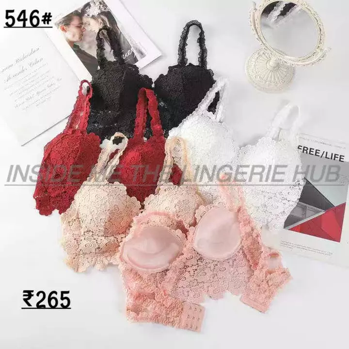 FANCY BRALLETES AND BRA PANTY SETS uploaded by Inside Me The Lingerie Hub  on 6/1/2024