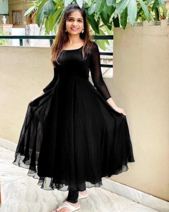 Georgette Gown for women uploaded by Kalka Clothes on 12/29/2022