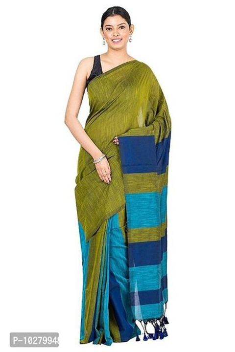 Post image Khadi Cotton Saree with Blouse piece 
fabric: Khadi Cotton type: Available in 1 typestyle: Self Pattern Free and Easy Returns, No questions askedReturns:  Within 7 days of delivery. No questions asked