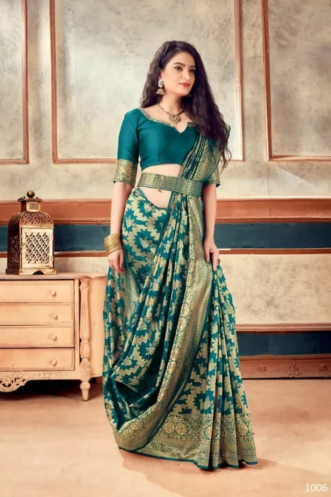 BEAUTIFUL RICH PALLU & JACQUARD WORK ON ALL OVER THE SAREE. uploaded by Vishal Stocklots on 12/29/2022