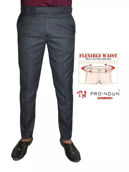 Men's formal flexi belt trouser  uploaded by Pronounjeans on 12/29/2022
