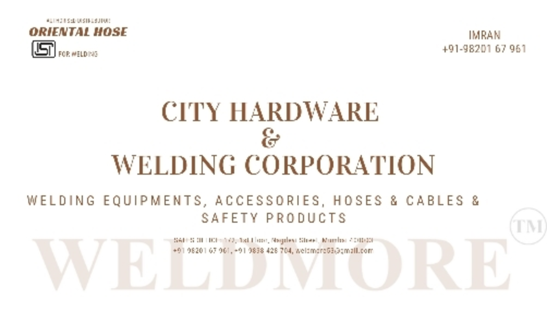 Product uploaded by City hardware and welding corporation on 12/29/2022