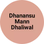 Business logo of Dhanansu mann dhaliwal