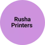 Business logo of Rusha printers