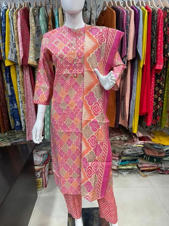 Kurti paint with duptta uploaded by business on 12/30/2022