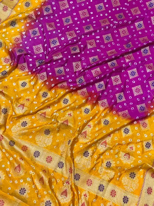 Dupion Silk Bandhej  uploaded by Khushbu Textiles on 5/23/2024