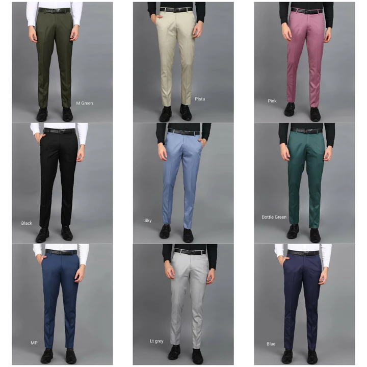 Showroom Quality Slub Lycra Slim-Fit Trousers  uploaded by Hindustan Trading Company 9024349754 on 12/30/2022