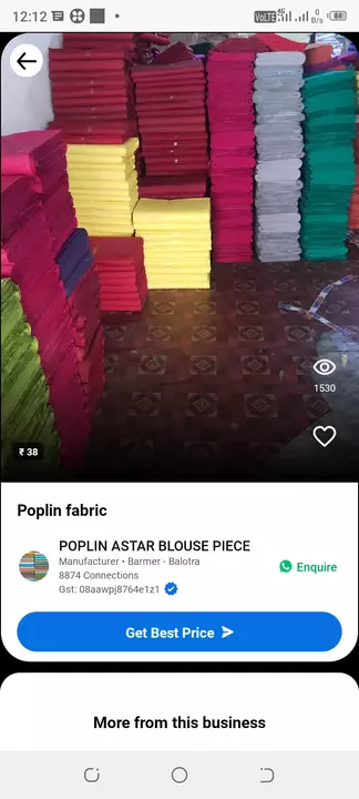 Post image I want to buy 5000 pieces of Poplin fabric . Please send price and products.
