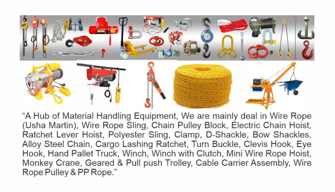 Lifting and Handling Equipments  uploaded by business on 12/30/2022