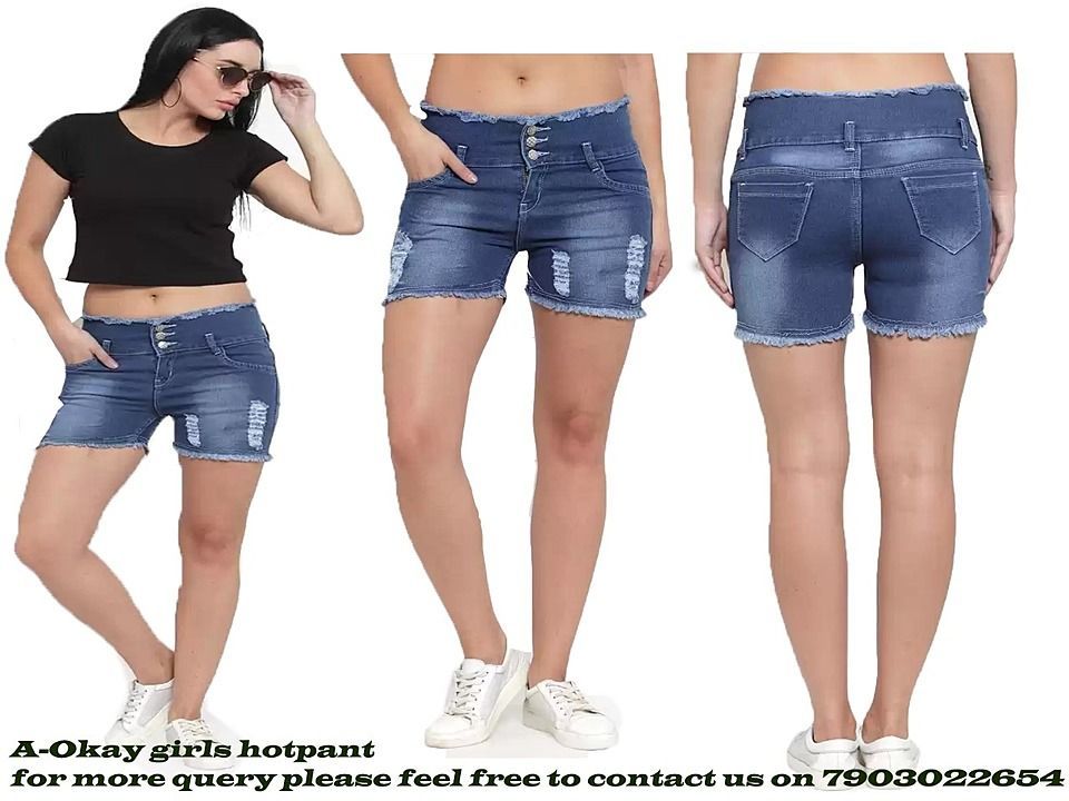Girls shorts,girls hotpant uploaded by Radhvi traders on 7/4/2020