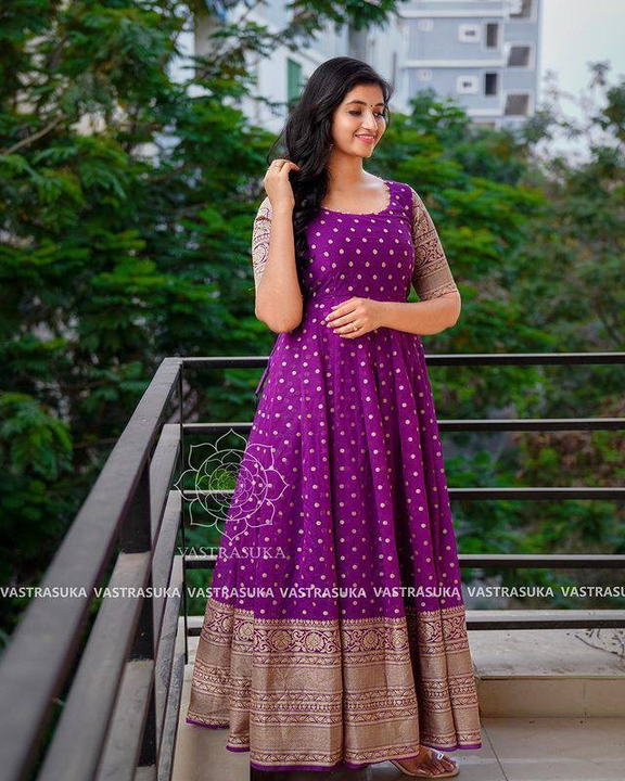 Present Embroidery anarkali gown uploaded by Swastik creation on 12/30/2022