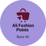 Business logo of Ali fashion points