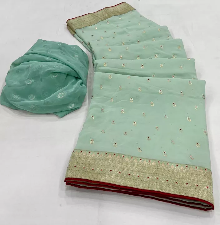 Suhana
Wetless heavy
Saree foil 

Repair border
Jequard blouse

800

Gst n ship extra uploaded by Aanvi fab on 6/2/2024