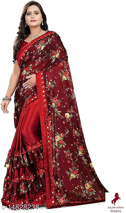 Satina Silk Sarees  uploaded by business on 2/8/2021
