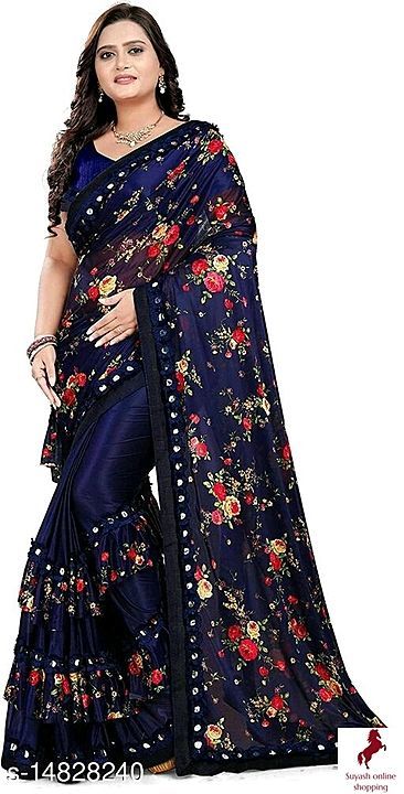 Satina Silk Sarees  uploaded by business on 2/8/2021