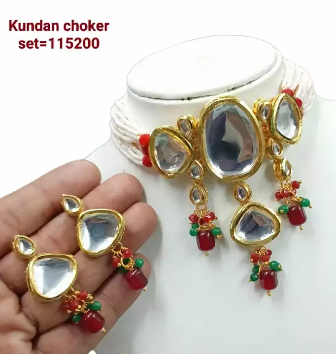 Big kundan Necklace  uploaded by business on 12/30/2022