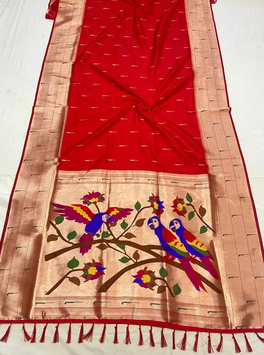 Pure soft kanchipuram pethani silk saree  uploaded by Suyukti fab on 12/30/2022
