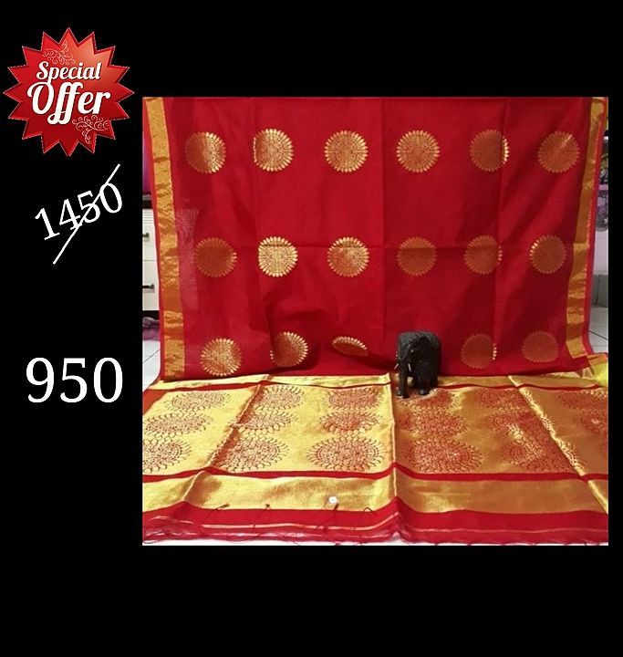 Handmade saree uploaded by business on 2/8/2021