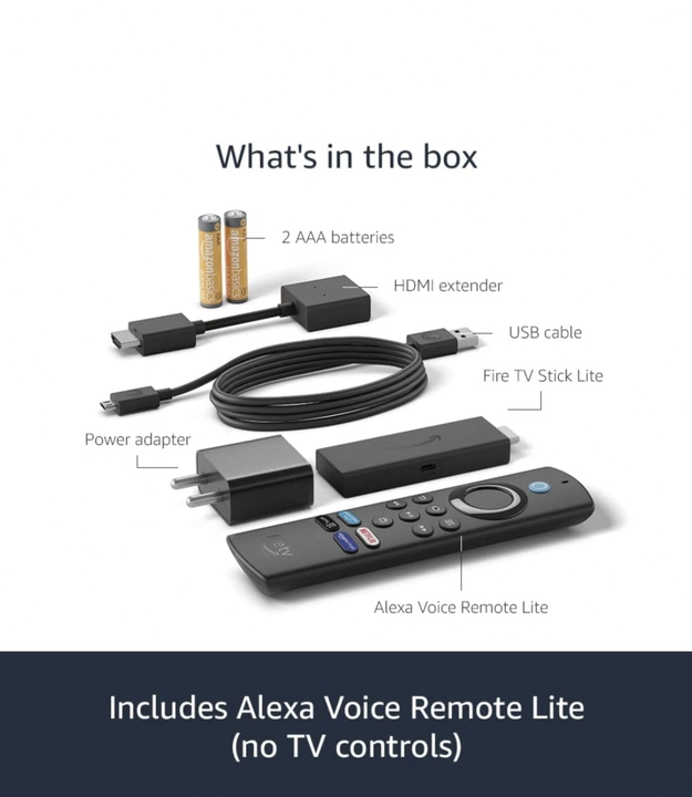 Fire TV Stick Lite with all-new Alexa Voice Remote Lite (no TV controls), HD streaming device  uploaded by Vision sky  on 12/30/2022