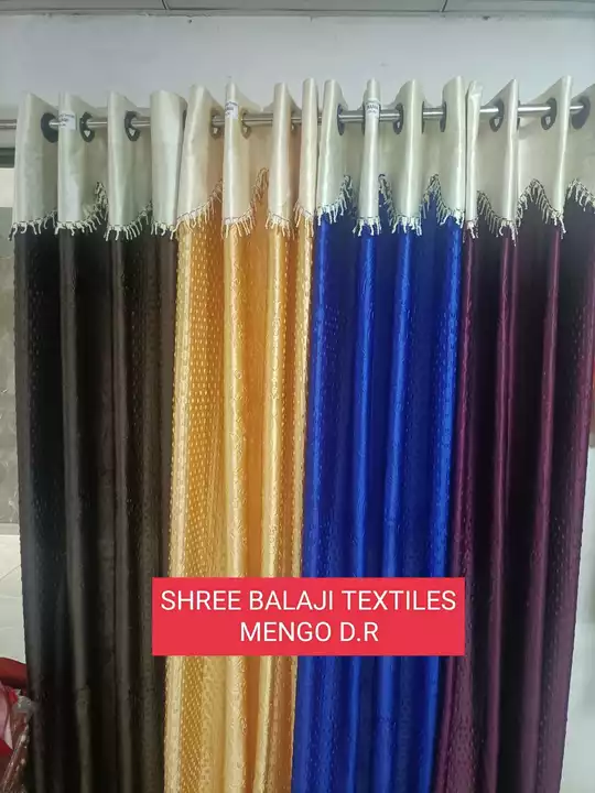 Curtains home furniture long crosh uploaded by SHREE BALAJI TEXTILES on 12/30/2022