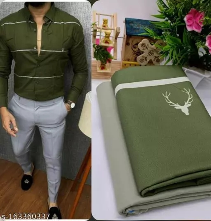 Men's formal pant shirt  uploaded by Jaat fashion bank on 12/30/2022