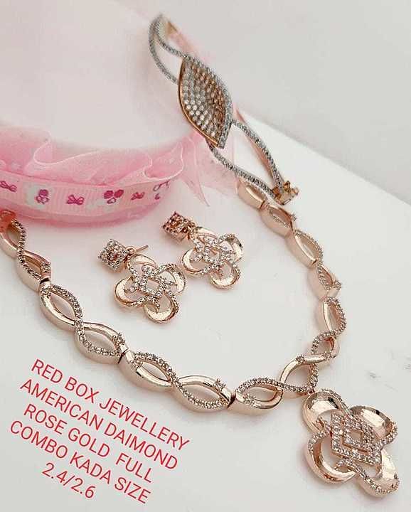 Rose Gold combo uploaded by Swathi Fashion Jewellery on 7/4/2020