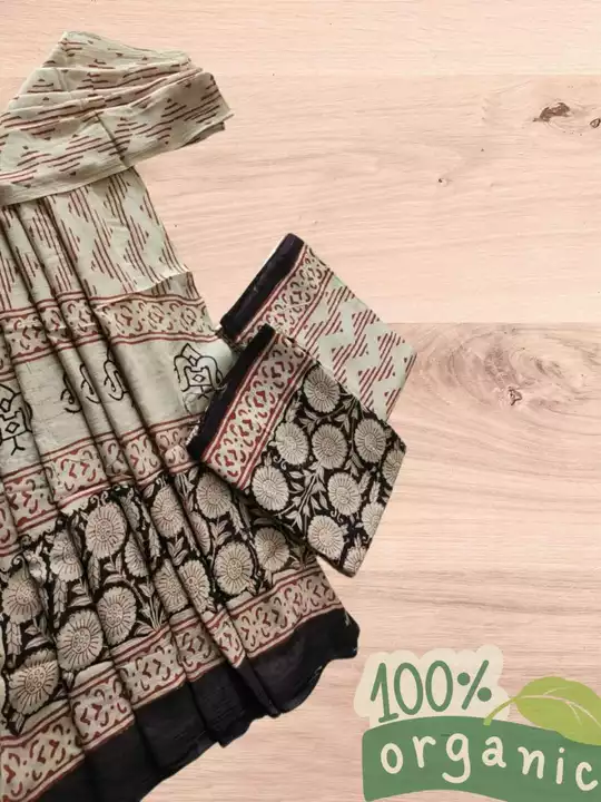Hand block printed pure cotton suit with cotton mul mul dupatta uploaded by The print house  on 12/30/2022