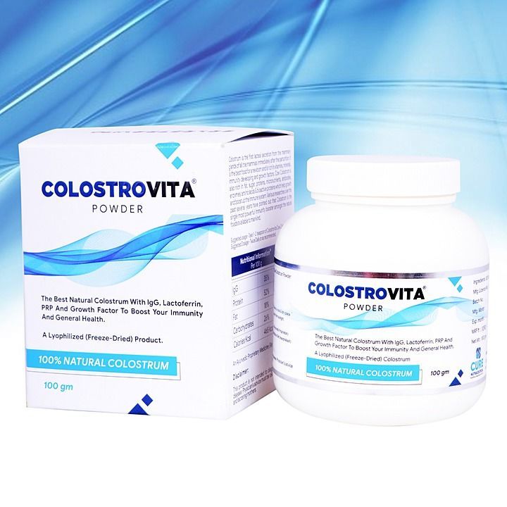 COLOSTROVITA Cow Colostum Powder (100 gm) uploaded by Cure Nutraceutical on 2/8/2021