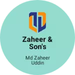 Business logo of Zaheer & son's