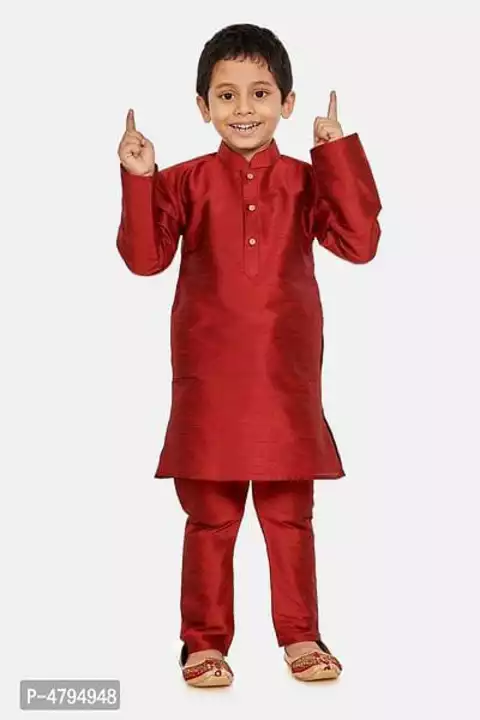 *Boy's Cotton Silk Matching Kurta and Pyjama Set*

*Price 540*

*Free Shipping Free Delivery*

*Fabr uploaded by SN creations on 12/31/2022