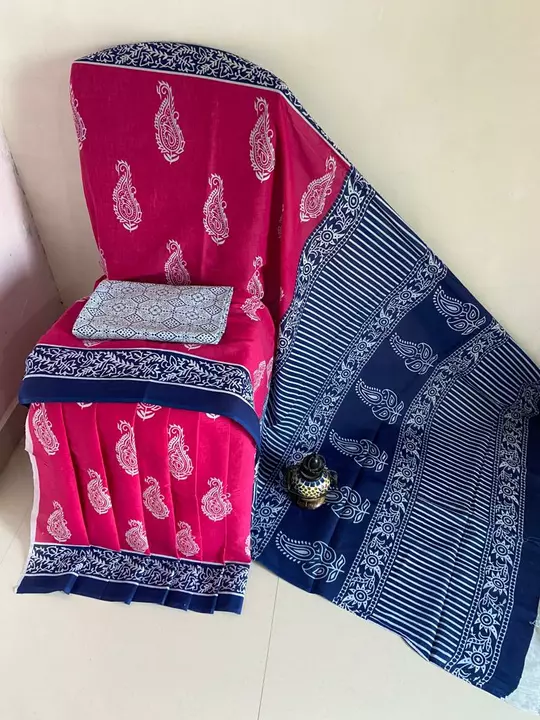 Cotton saree  uploaded by Indiana Creations  on 6/3/2024