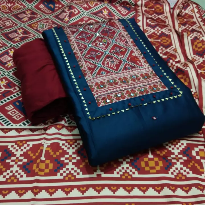Gaji  Silk. dress  Materials uploaded by Apsara dresses on 5/28/2024