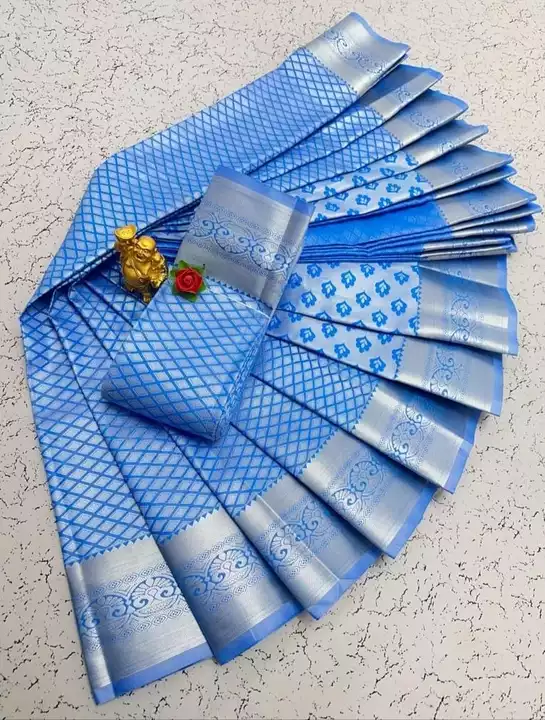 Semi silk saree uploaded by SHREE VINAYAGA TEX on 12/31/2022