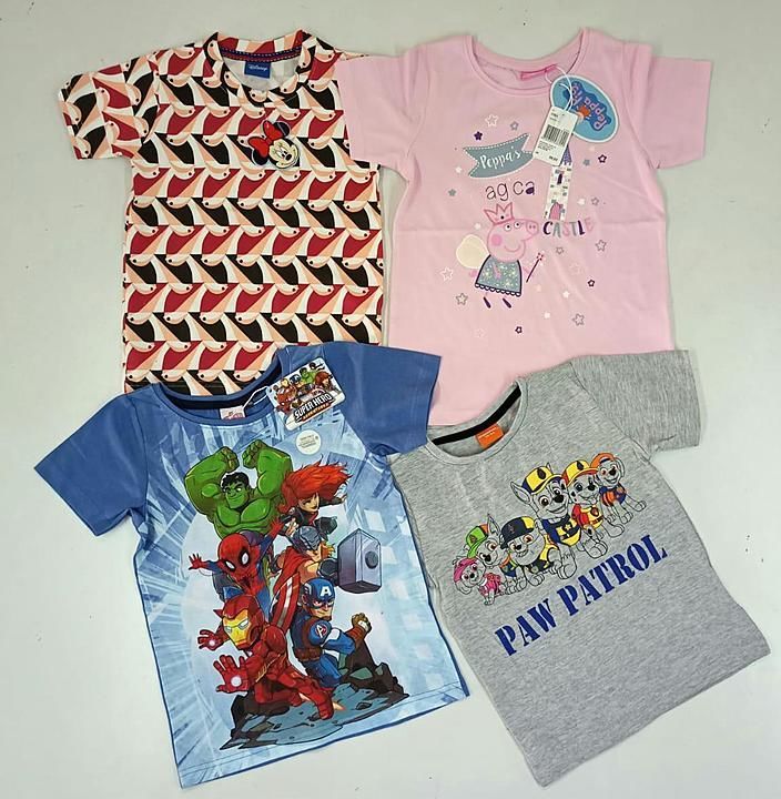 Mix Boys and Girls T Shirts

Sizes - 2 to 12 years
Colours-  mixed
Fabric - knitted uploaded by Ojaswita Apperals on 7/4/2020