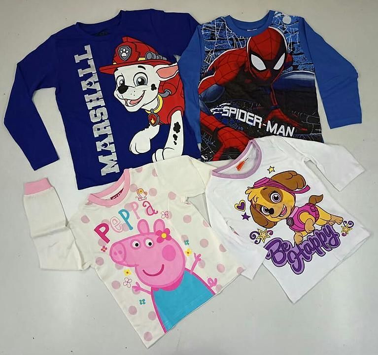 Mix Boys and Girls T Shirts

Sizes - 2 to 12 years
Colours-  mixed
Fabric - knitted uploaded by Ojaswita Apperals on 7/4/2020