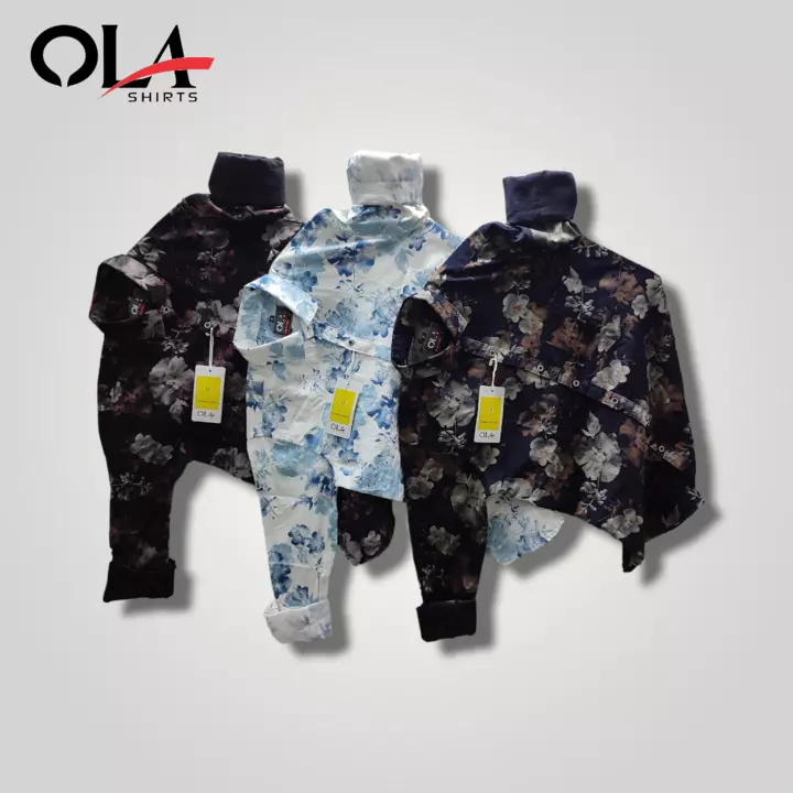  Fancy Printed Shirts For Mens uploaded by 𝗗𝗜𝗛𝗔 𝗚𝗔𝗥𝗠𝗘𝗡𝗧𝗦 on 6/2/2024