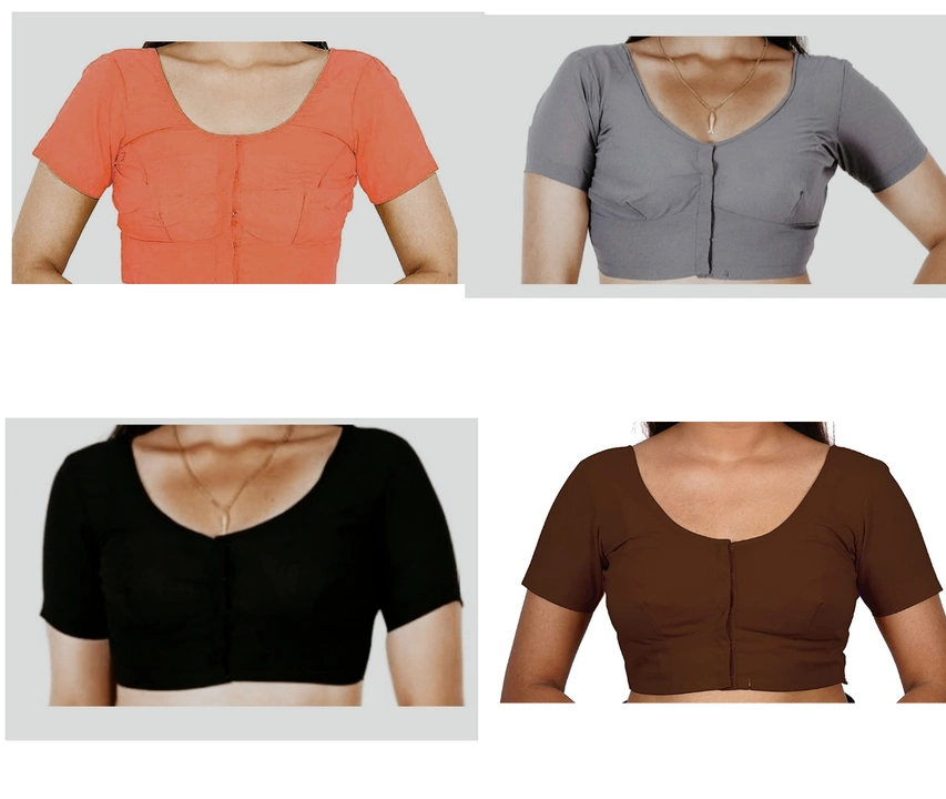 Readymade cotton collar blouse per piece uploaded by Shrijimurlidharay associate on 12/31/2022