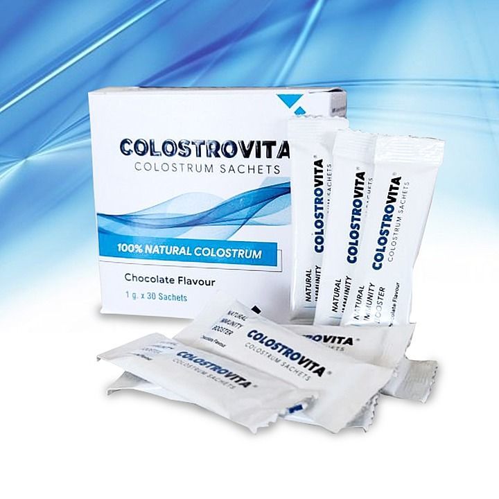 COLOSTROVITA Cow Colostum Sachets (Chocolate Flavour) (30 sachets) uploaded by Cure Nutraceutical on 2/8/2021