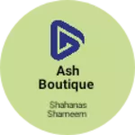 Business logo of Ash boutique