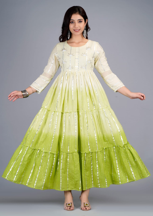 Gown uploaded by Shiv parvati fashion on 12/31/2022