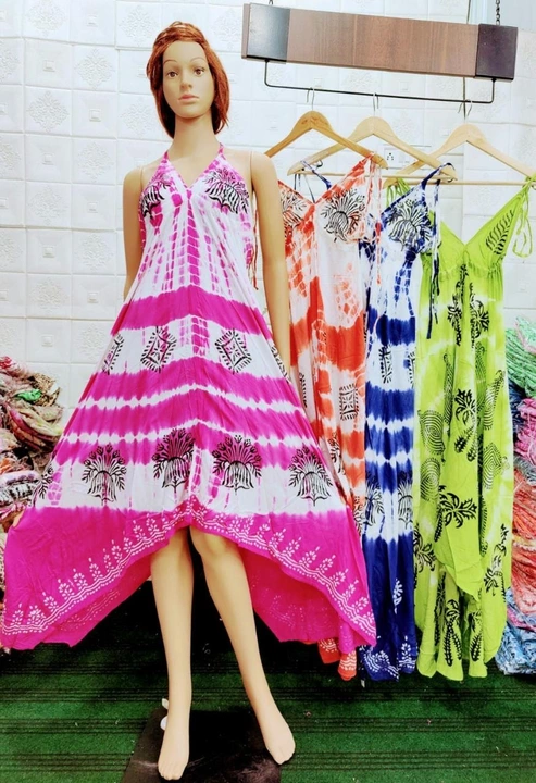 Boho dress Boho fashion dress beachwears uploaded by Durgadevi Selection on 12/31/2022