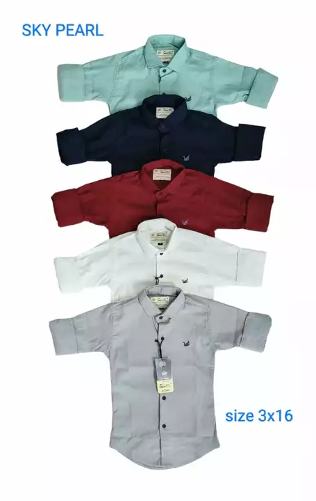 Boys imported lycra boys shirts size 3x16 uploaded by Shreeji enterprise  on 12/31/2022