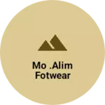 Business logo of Mo .alim fotwear