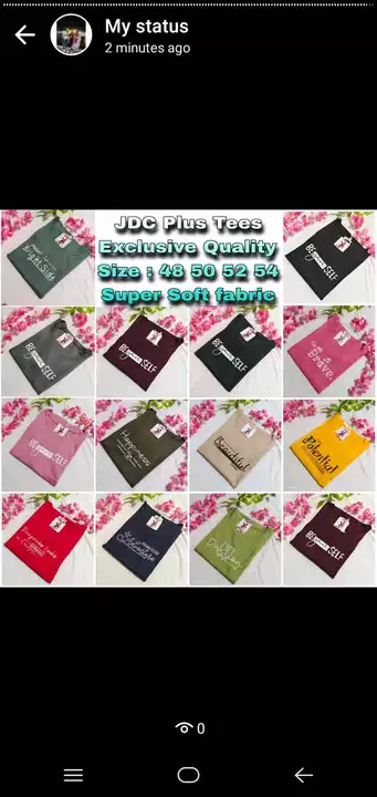 T-shirts Premium Quality uploaded by JDC Plus size women's clothing Store on 12/31/2022
