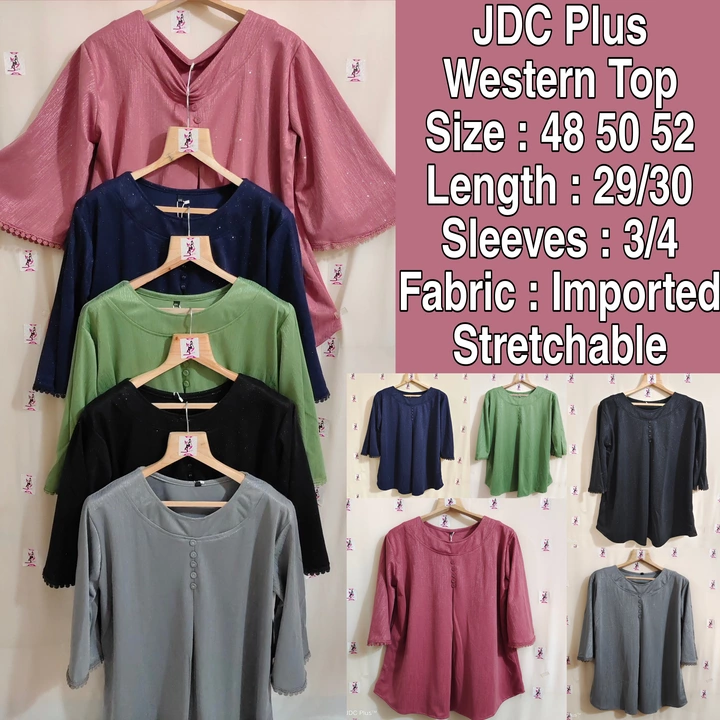 PARTY wear stylish Tops uploaded by JDC Plus size women's clothing Store on 12/31/2022
