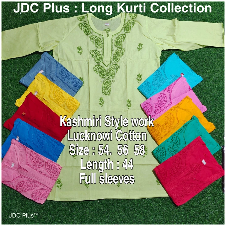 Lucknowi Andaaz Cotton kurtis uploaded by business on 12/31/2022