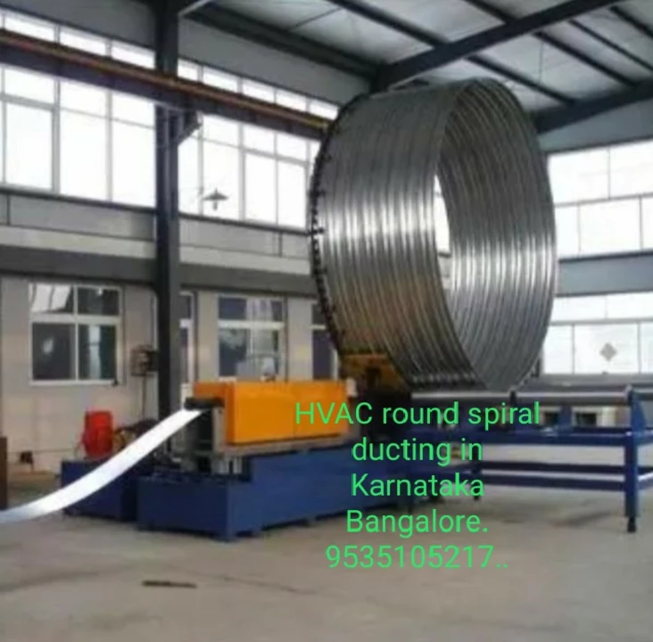 Spiral round ducting uploaded by HVAC ducting commercial hotels exhaust chimneys on 12/31/2022