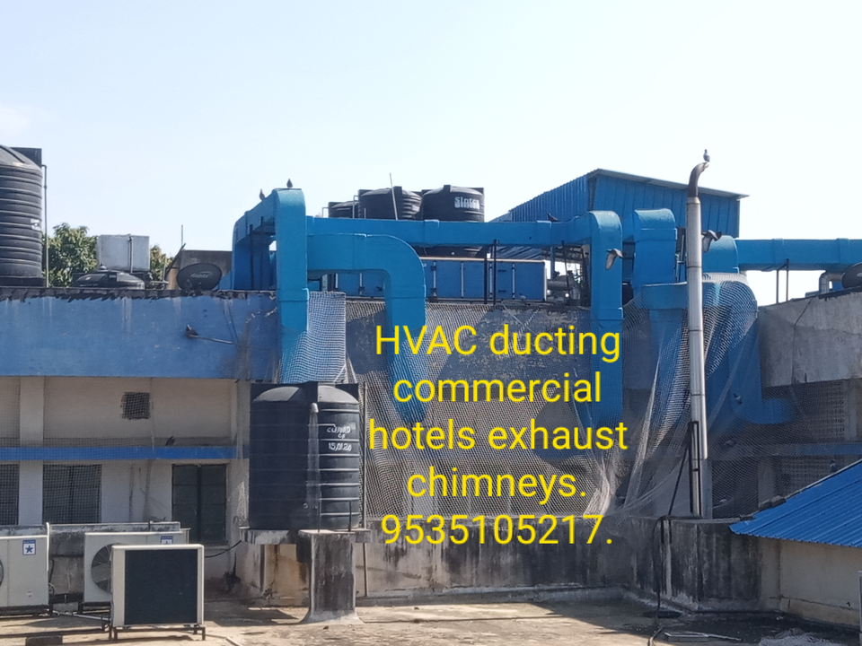 Post image HVAC ducting commercial hotels exhaust chimneys